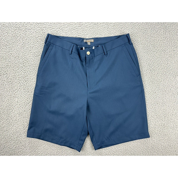 Peter Millar Other - Peter Millar Performance Shorts Mens 34x9 Blue Chino Crown Sport Casual Golf